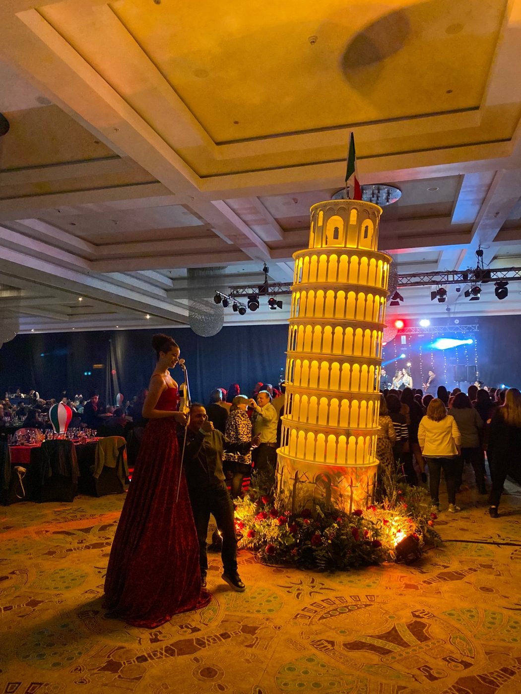 Torre de Pisa decoración