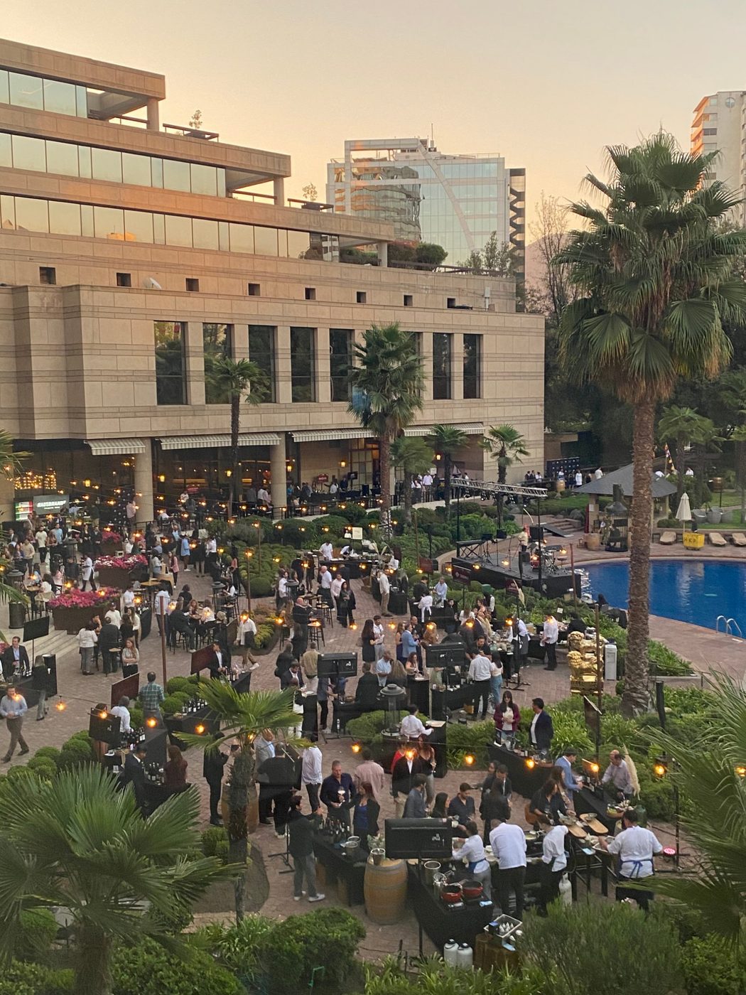 Fiesta exterior Mandarin Oriental